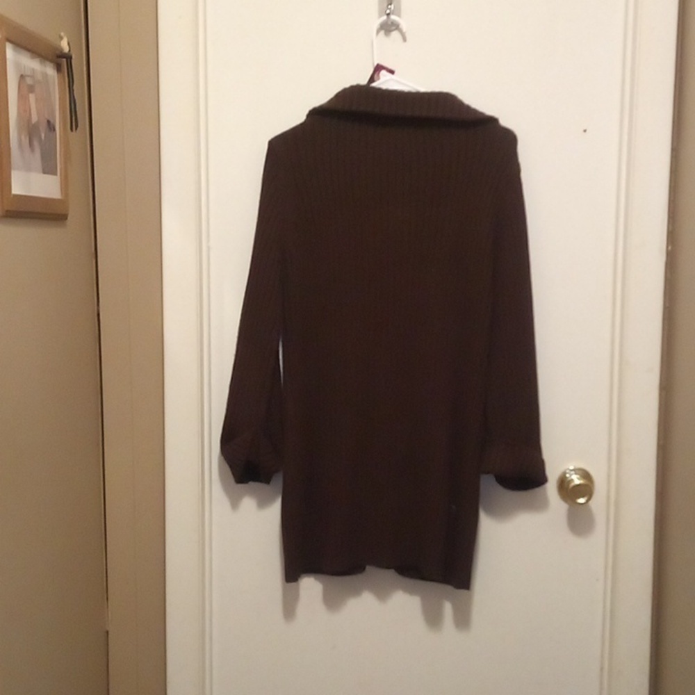 Reference Point Brown Comfy Button Down Sweater -… - image 6